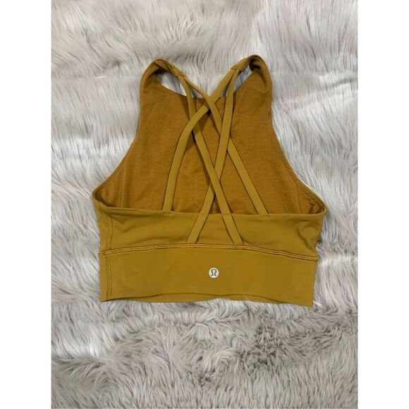 Lululemon • Energy Bra High Neck Long Line Tough Medium Support B-D Cup 4 - Picture 7 of 8